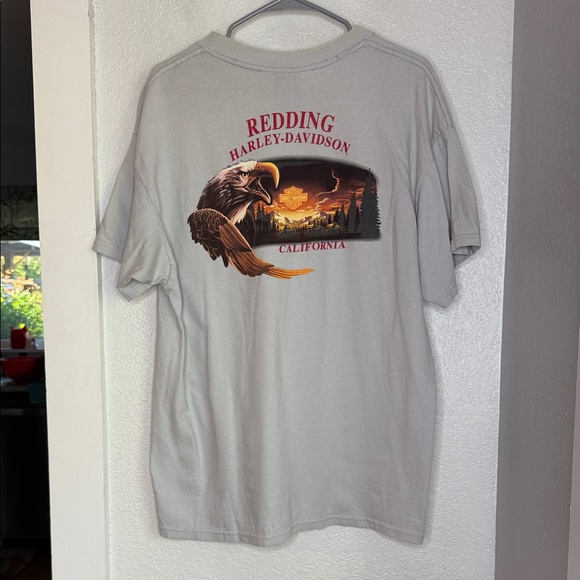 Harley Davidson Redding CA grey short sleeve graphic t shirt size XL - Picture 1 of 4